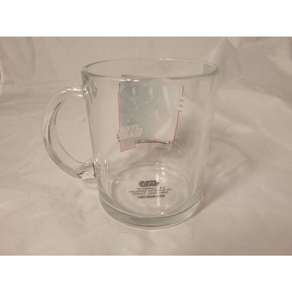 Star Wars Darth Vader Clear Glass Mug  Cup - Picture 7 of 8